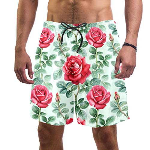 Maillots de bain hommes JDEZ de qualité supérieure imprimé floral