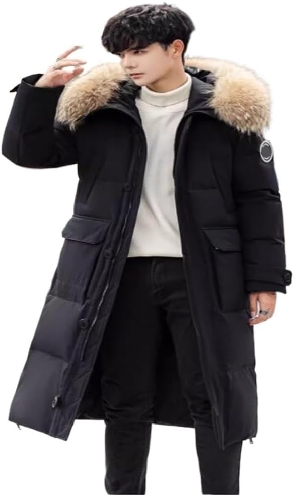 Over The Knee Winter School To Overcome The Male Coat College Students High Down Jacket Long