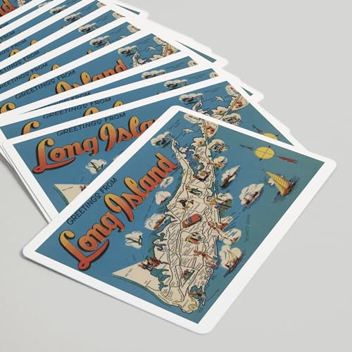Baraja de Póker Vintage Long Island 52 Cartas miniatura 5