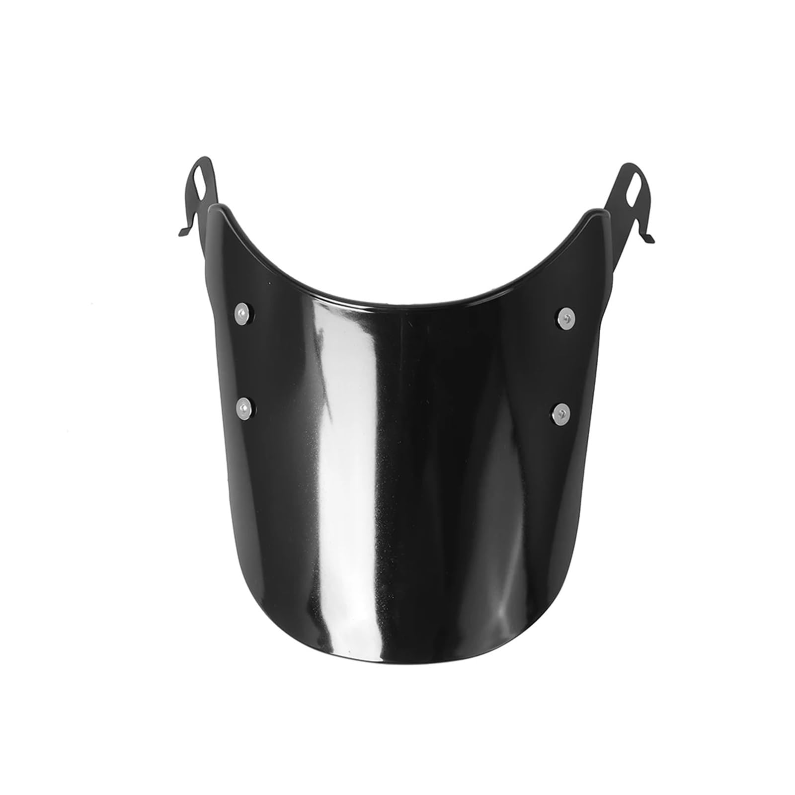 Deflettore d'aria compatto sportivo universale trasparente nero per moto, parabrezza esteso, 4-7'', parabrezza per fari Spoiler Parabrezzas