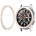 Goton Jewelry Bezel Ring Compatible Samsung Galaxy Watch 46mm Bezel, Gear S3 Frontier Classic, Crystal Bling Diamond Women Men Watch Bezel Cover Protector (46mm，Rose Gold)