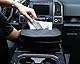 Qirc PU-Leder-Auto-Tücherhalter, Auto-Rücksitz-Kopfstütze, hängende Taschentuchboxen, Auto-Serviettenbox-Halter für universelles, großer Taschentuchspender passend für 120 Taschentücher pro Box(Beige)