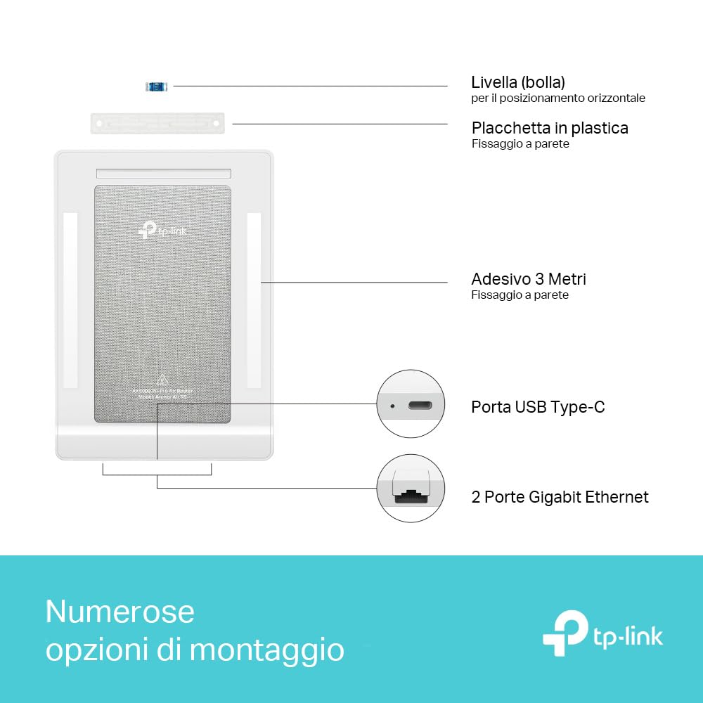 Router WiFi 6 TP-Link Archer Air R5 3000Mbps - Dettaglio