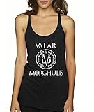 New Way 170 - Women's Tank-Top Valar Morghulis All Men Must Die Valyrian Game Of Thrones Medium Black