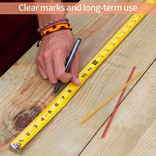 Bayidun 36 Pcs 2.8Mm Pencil Refills For Carpenter Marking Pencils, Solid Carpenter Constructions Pencil Refills, Deep Hole Mechanical Pencil Woodworking Construction Refill Leads For Carpenter Pencil #TOP4