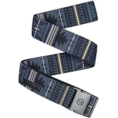 Arcade The Original Slim Unisex Adventure Belt, Narrow Width Elastic Stretch Webbing, Micro Adjust Buckle, Ranger Navy Dr Rug
