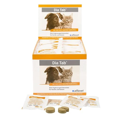 Alfavet Dia Tab - 60 x 5,5g - Suplemento dietético para Perros y Gatos