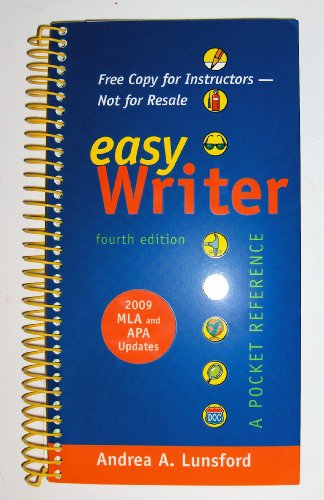 Easy Writer 0312583885 Book Cover