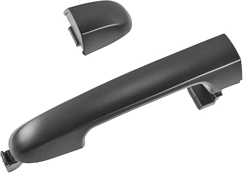 Miniatura 115 de TRQ Manija de la puerta exterior trasera izquierda del lado del conductor negra compatible con Honda Civic 2001-2005