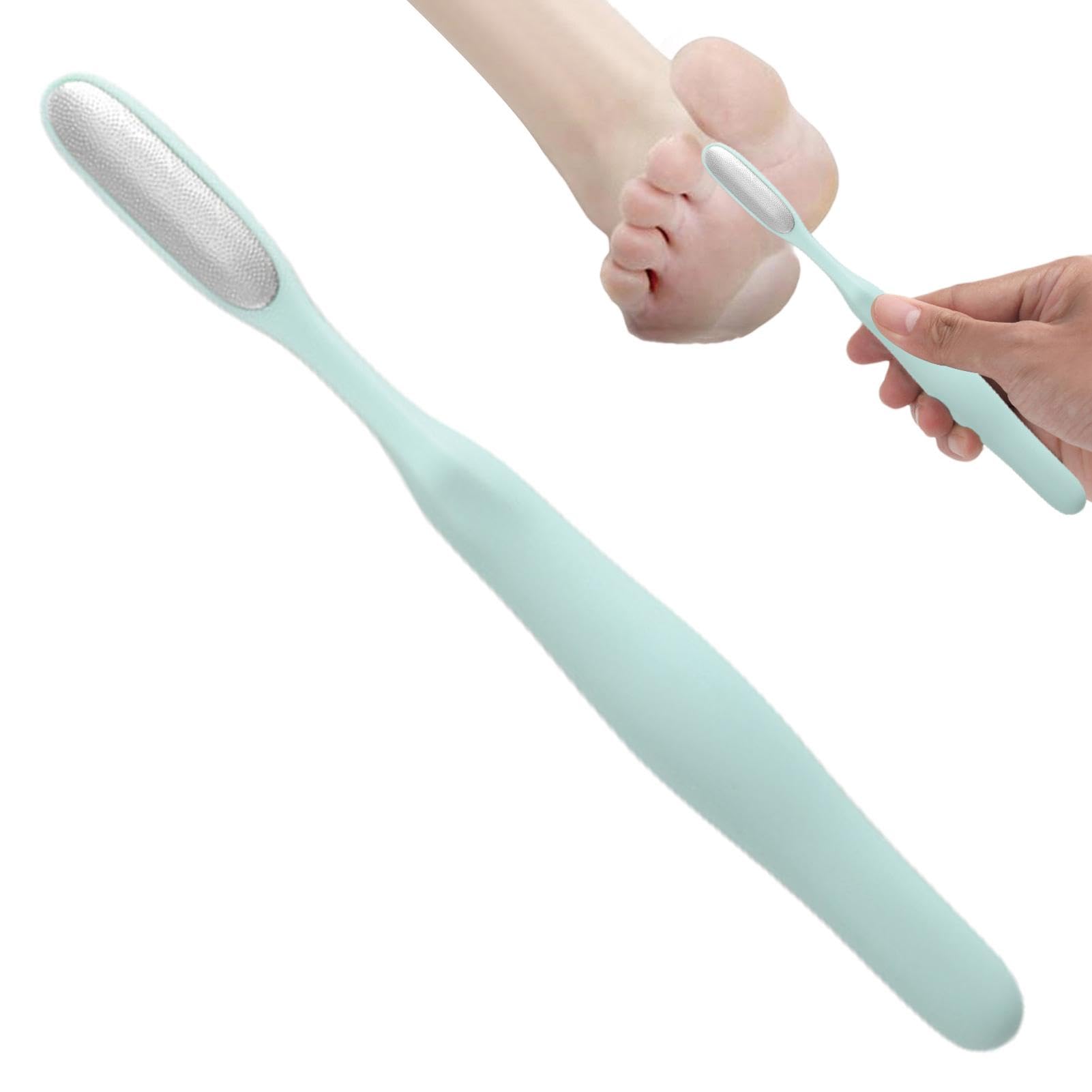 Cepillo de limpieza de espacios entre los dedos de los pies, para eliminar los callos de las limas de los pies,Herramienta reutilizable para eliminar la piel agrietada de acero inoxidable - Li