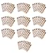 Regal Bingo Bulk Bingo Cards with Sliding Windows - Reusable Large Print Bingo Game Cards for Adults Large Group - 50 Pack, Woodgrain