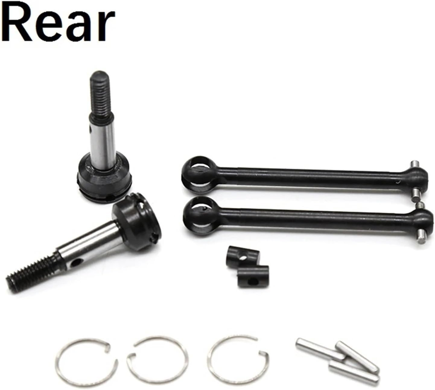 RCトランスミッションシャフト Compatible With XV01 TC01 1/10 RC カーアップグレードパーツ 4 個