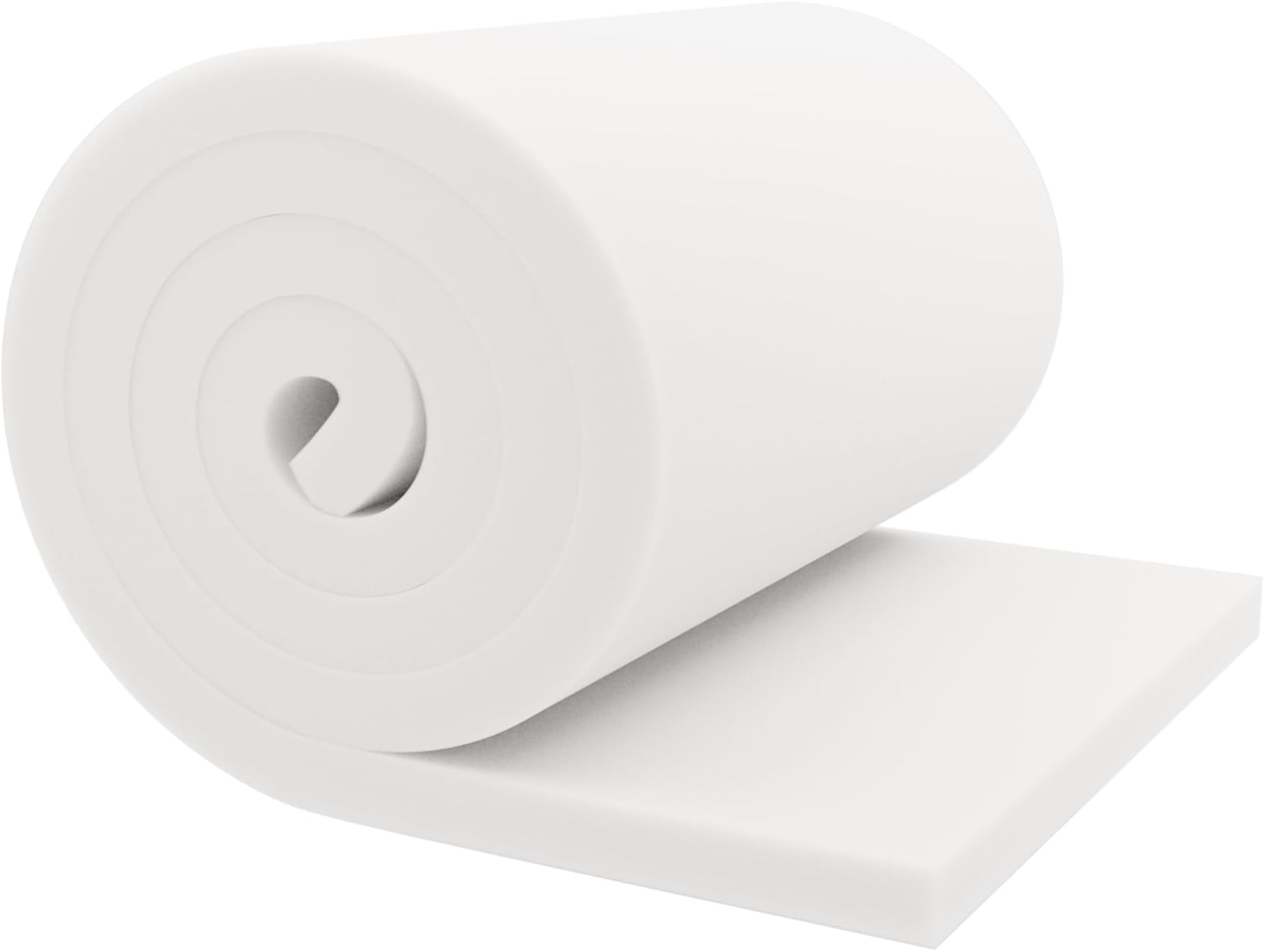 - GoTo Foam 1" Height x 24" Width x 72" Length 36ILD (Semi-Firm) Upholstery Cushion Made in USA