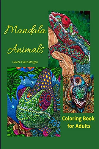 Mandala Animals Coloring Book for Adults: Stress Relieving Mandala Designs with Animals for Adults | 28 Premium coloring pages with amazing designs