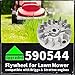 Upgraded 590544 Flywheel Compatible with Briggs & Stratton Engine Lawn Mower Replacement Parts,Exact Replacement of the Original Flywheel