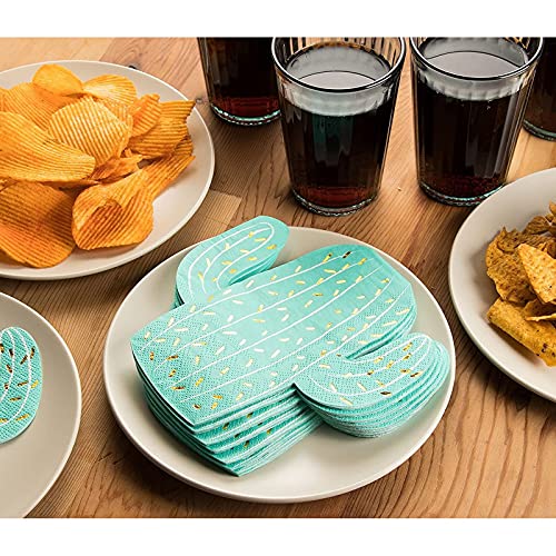 Fiesta Party Decorations, Cactus Napkins (Green, 50-Pack) #TOP2