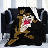  NA Ultraweiche Micro Fleece Decke Loon-Ey Tunes Tasmanian Devil Taz Flanell Leichtgewichtige Bettdecke