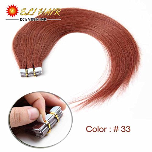 Generic Tape In Hair Extensions 20pcs/set Tape Hair Remy Human Hair