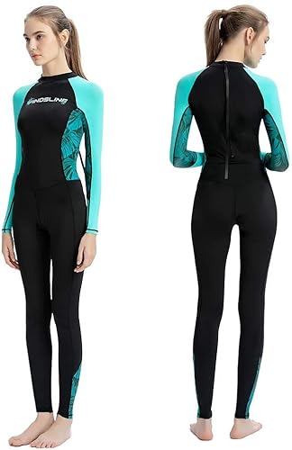 Dive Skins Full Body Swimsuit Wetsuit Scuba Rash Guard Diving Suit For Women Men Adult, Long Sleeve Swimwear One Piece Uv Protection Quick Dry Sunsuit For Surfing Snorkeling Kayaking (Black, Xl) #TOP5
