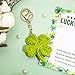 igvean Good Luck Gifts Four Leaf Clover Charm Cute Keychain for Women Birthday Gifts Ideas St Patricks Day Gifts Unique Gift for Women Girls Friend Sister Coworker Daughter