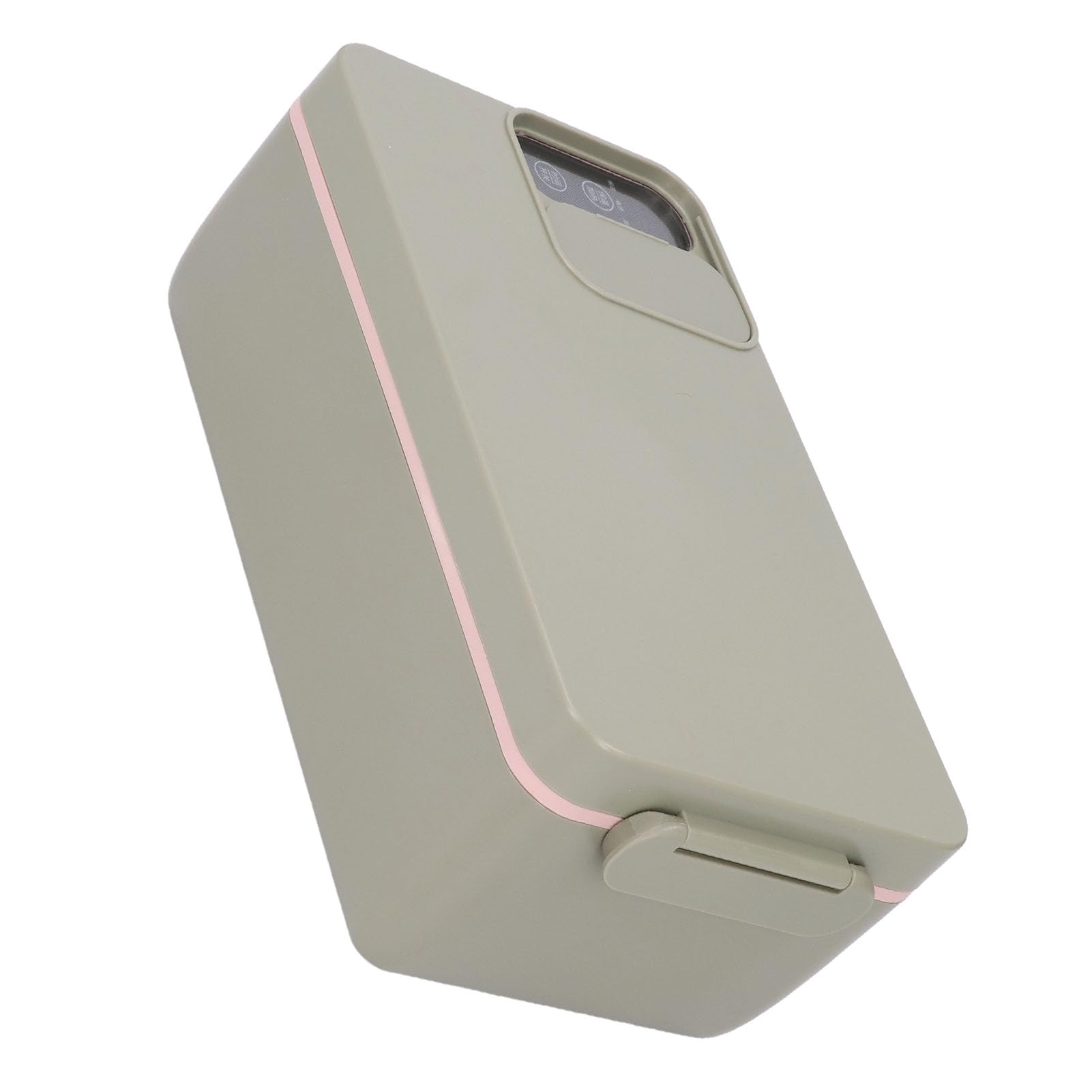 SIXRUN Lunch Box Elettrico, Scaldavivande Portatile in Acciaio Inossidabile 304, Scaldavivande Alimentato a Batteria da 40 W, per il Riscaldamento dei Pasti da Viaggio in Auto da Lavoro (Verde Matcha)