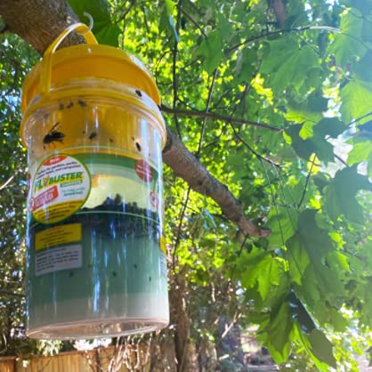 Flybuster Fly Trap - Outdoor Living, Fly Trap, Pest Control Trap For Garden #TOP5