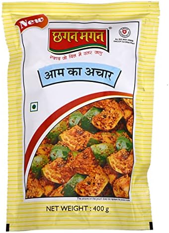 ANUVAN FEEL THE UTSAV Chhagan Magan Mango Pickle|Aam Ka Achar|Tasty And Authentic Rajasthani Pickle 400G