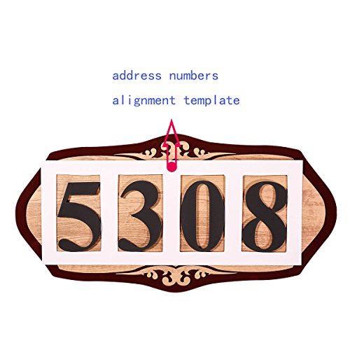 Waahome House Address Plaques Personalized Address Number Signs For House Home Hotel Office,11.8''X 5.9'' #TOP6
