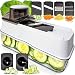 Fullstar Mandoline Slicer Spiralizer Vegetable Slicer - Veggie Slicer 6-in-1 Mandoline Food Slicer with Julienne Grater - Cheese Slicer V Slicer Mandoline Cutter - Vegetable Cutter Zoodle Maker