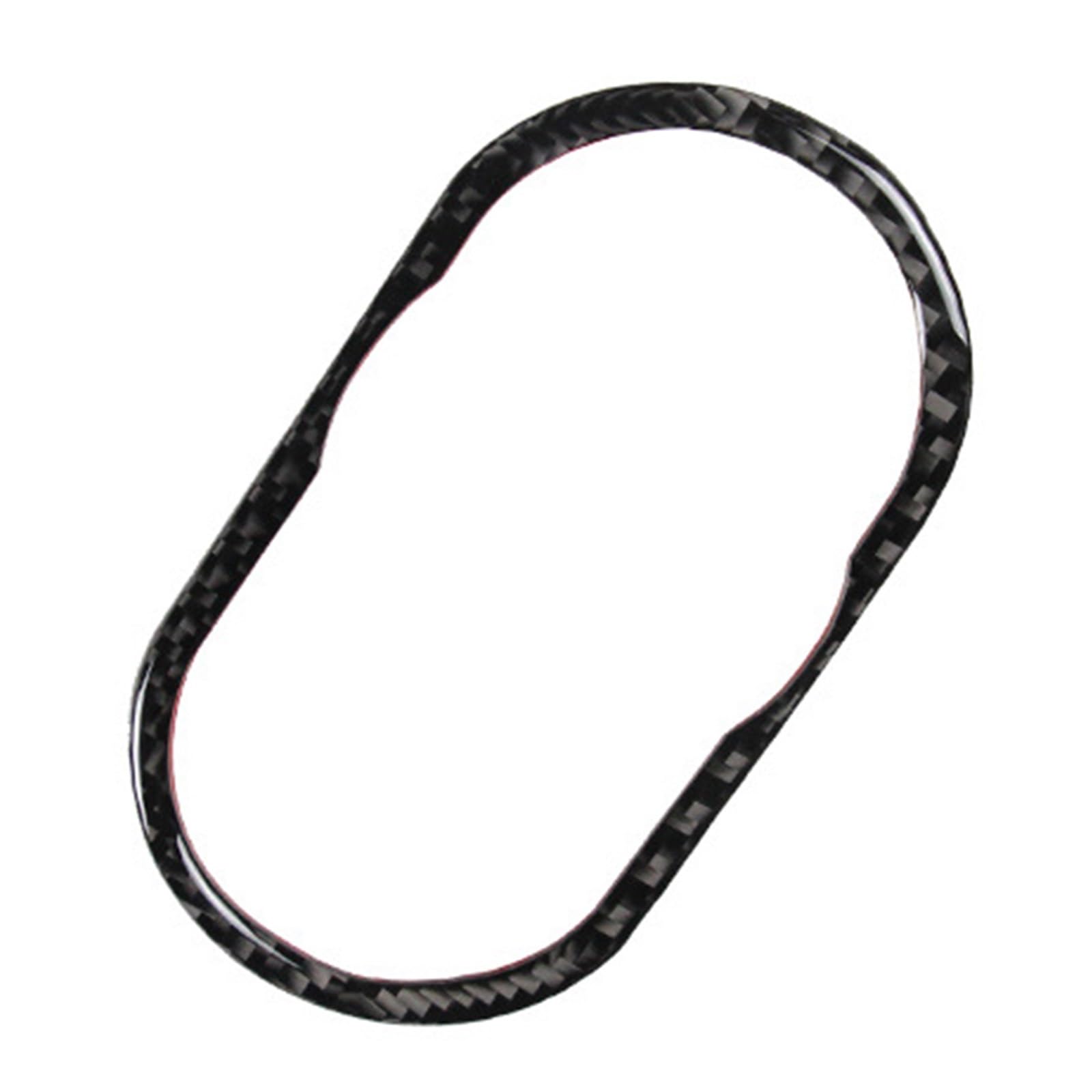 Dzsjunchensm One Color Car Center Console Trim For Mini For Cooper For Countryman F60 Carbon Fiber Center Console Multimedia Button Circle Sticker Car Interior Decorations