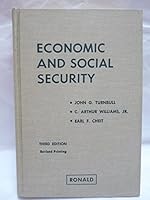 economic and Social Security Third Edition B0006D6AW8 Book Cover