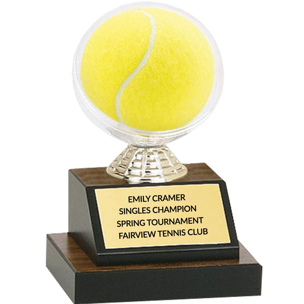 2022 Crystal Tennis Trophies - Customized Logo Engraving
