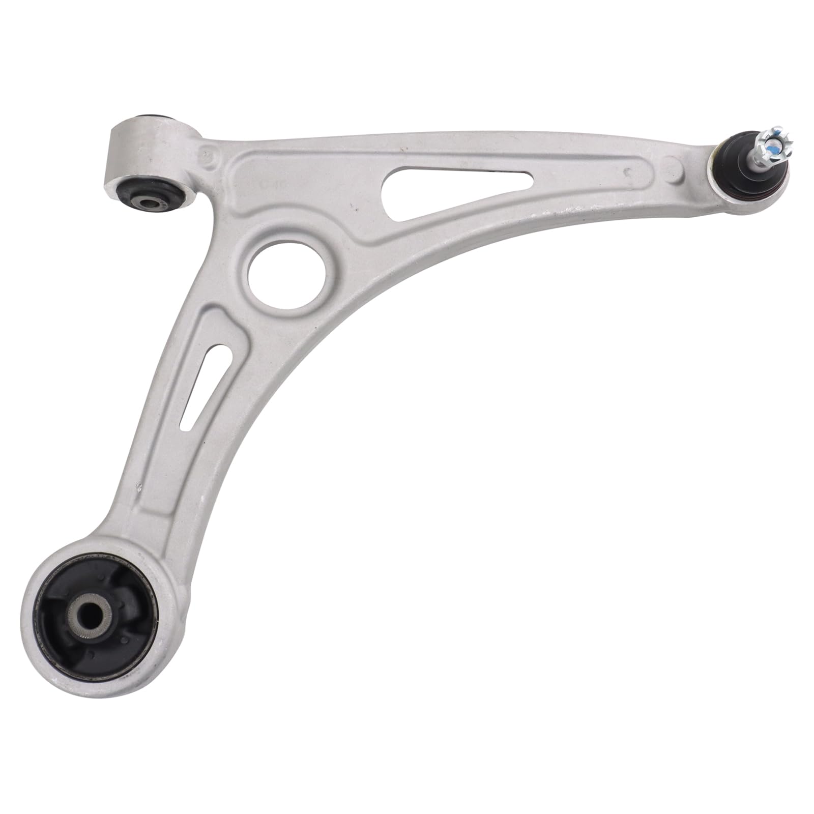 TRQ Front Right Lower Control Arm with Ball Joint Compatible with 2017-2022 Hyundai Ioniq 2019-2023 Kona Electric 2017-2022 Kia Niro 2019-2020 Niro EV