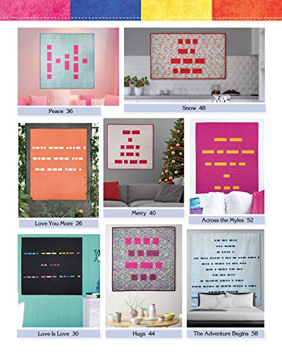 Morse Code Quilts: Material Messages for Loved Ones (Landauer) 10 Projects to Customize Your Quilts with Secret Messages & Hidden Meanings; Includes Yardage Requirements, Cutting Instructions & Charts - Image 3