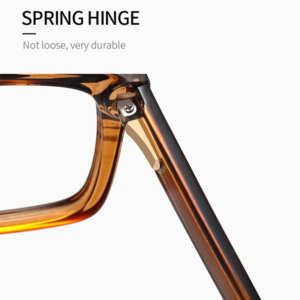 Okulary Peekaboo unisex dla mężczyzn przezroczyste soczewki CP octan modne okulary damskie TR90 brązowe czarne akcesoria męskie