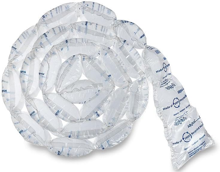 Bubblefast! Brand Pre-Filled Cushioning Air Pillows 4'' x 8'', Clear, from Storopack, Pack of 175