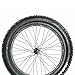 Electric Fat Bike Front Wheel 26''x4.0 with Tire Bearing Hub 12GA Spokes Black Alloy Aluminum Snow Bicycle fatbike Rim Wheel 26 Bolt On