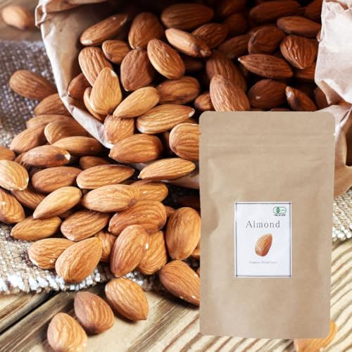 San'ta Rosa (サンタローサ) アーモンド (生) 無添加 100g オーガニック 無塩 油不使用 有機JAS ノンパレル 非遺伝子組み換え チャック付き