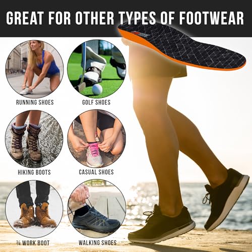 Plantillas deportivas de gel para hombre talla 8-13 miniatura 6