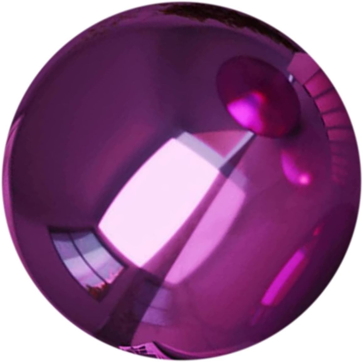 DULAI 5pcs Garden Reflective Ball Stainless Steel Ball Decor Gazing Balls for Gardens Shiny Reflective Globe Disco Ball Garden Gazing Globe Garden Mirror Globe Mirror Wall Outdoor Purple, Purplex5pcs