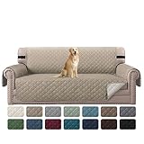 H.VERSAILTEX Reversible Sofa Slipcover Quilted Furniture Protector with 2