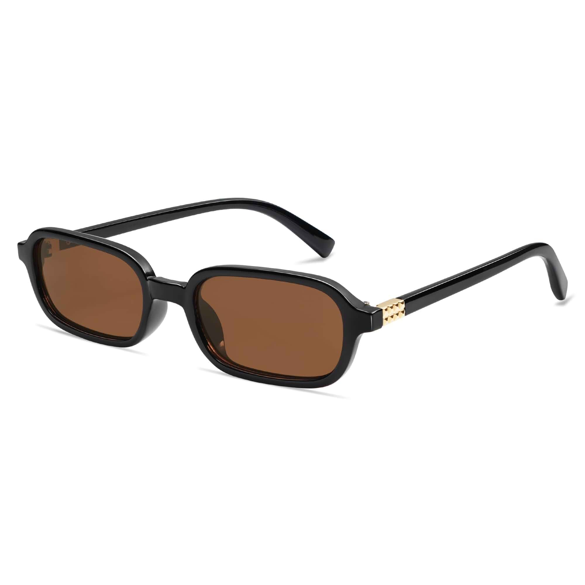 Appassal Retro Rectangular Sunglasses for Women Vintage 2026 Fashion Trendy Funny Small 90s Square Sunnies AP3698 Adult