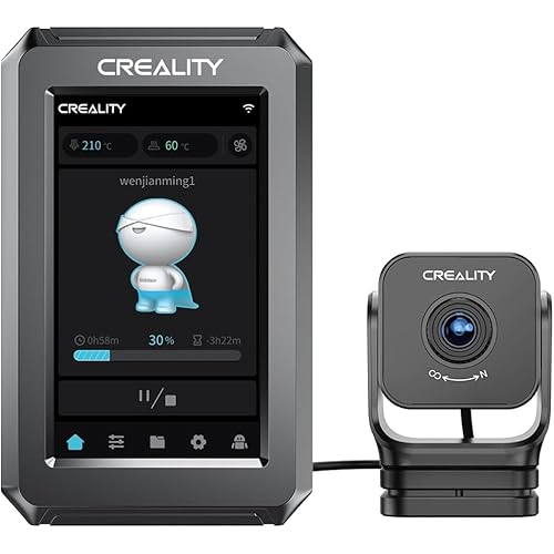 Creality Nebula Smart Kit, Nebula Tampon d'impression Ã  Haute Vitesse avec Nebula CamÃ©ra d'Imprimante 3D, 4.3'' Ecran Tactile, Surveillance Ã  Distance, Time-Lapse pour Ender-3 V3 SE/Ender-3 V2