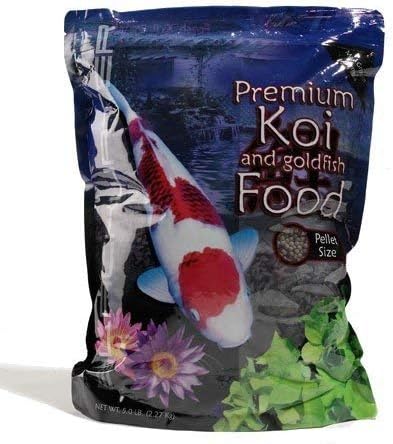 Blackwater Creek Max Growth Koi Fish Food - 5 lbs. (Small Pellet) with Exclusive Bonus Max Ponds Calendar Magnet