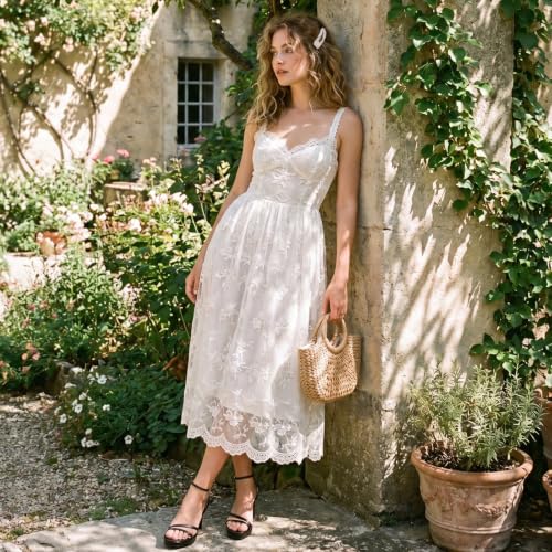 Image of RIBONGZ High Heels for Women Kitten Heeled Sandals with Ankle Strap Round Open Toe Strappy Stiletto Heels Comfort Summer Wedding Party Evening Prom Daily Dressy Shoes