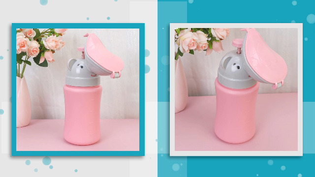 Orinatoio Portatile Per Bambini A Forma Di Elefantino - Vasino Da Viaggio Per Auto E Emergenze