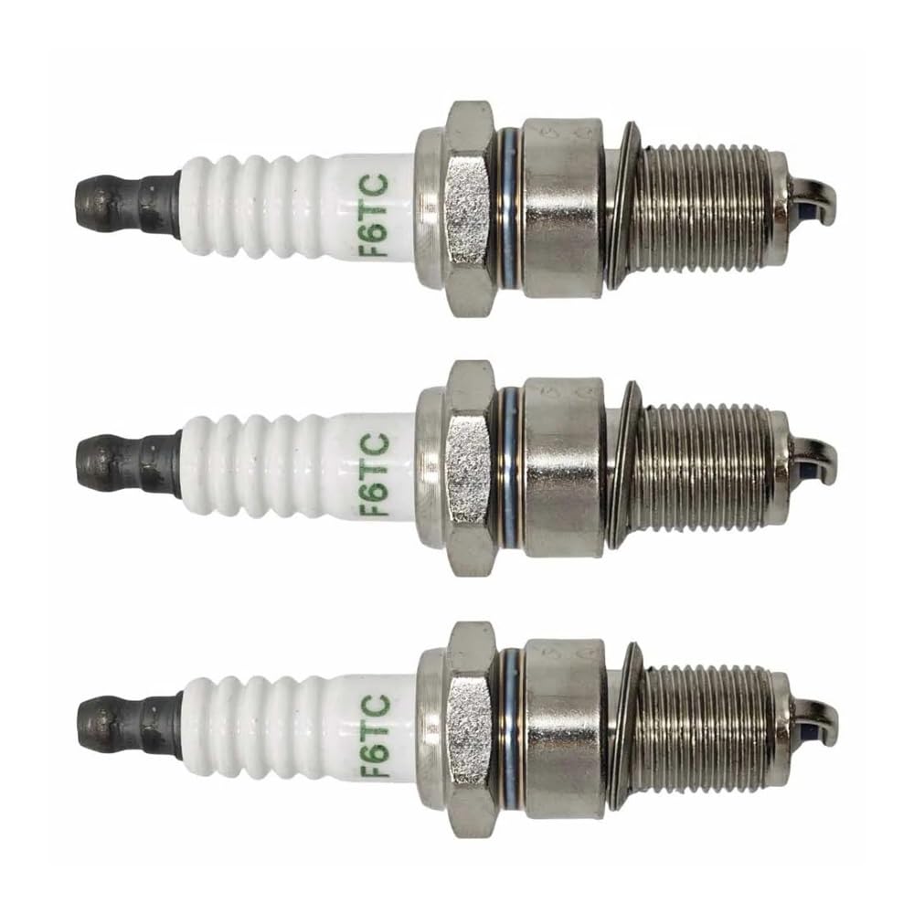 Bougie d'allumage pour moteur GX160 GX200 168F 4 temps - Lot de 3 pièces de rechange