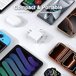 3 Pieces USB C Wall Charger for iPhone 14/15/16/17 Pro Max Plus Cube, 20W PD Type C Quick Power Adapter USBC Block Box Plug for Samsung S21 S20 Note 20 Fold3 Z Flip3 UBS-C Plug - Image 5