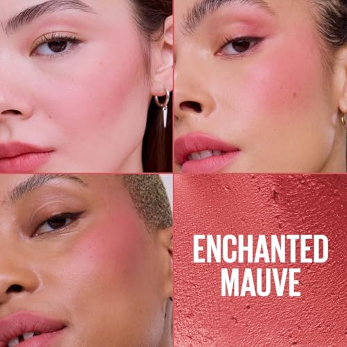 Image of Maybelline Cloudtopia Cheek & Lip Mousse Blush | Lightweight, Pigmented Mousse in Enchanted Mauve, 5g