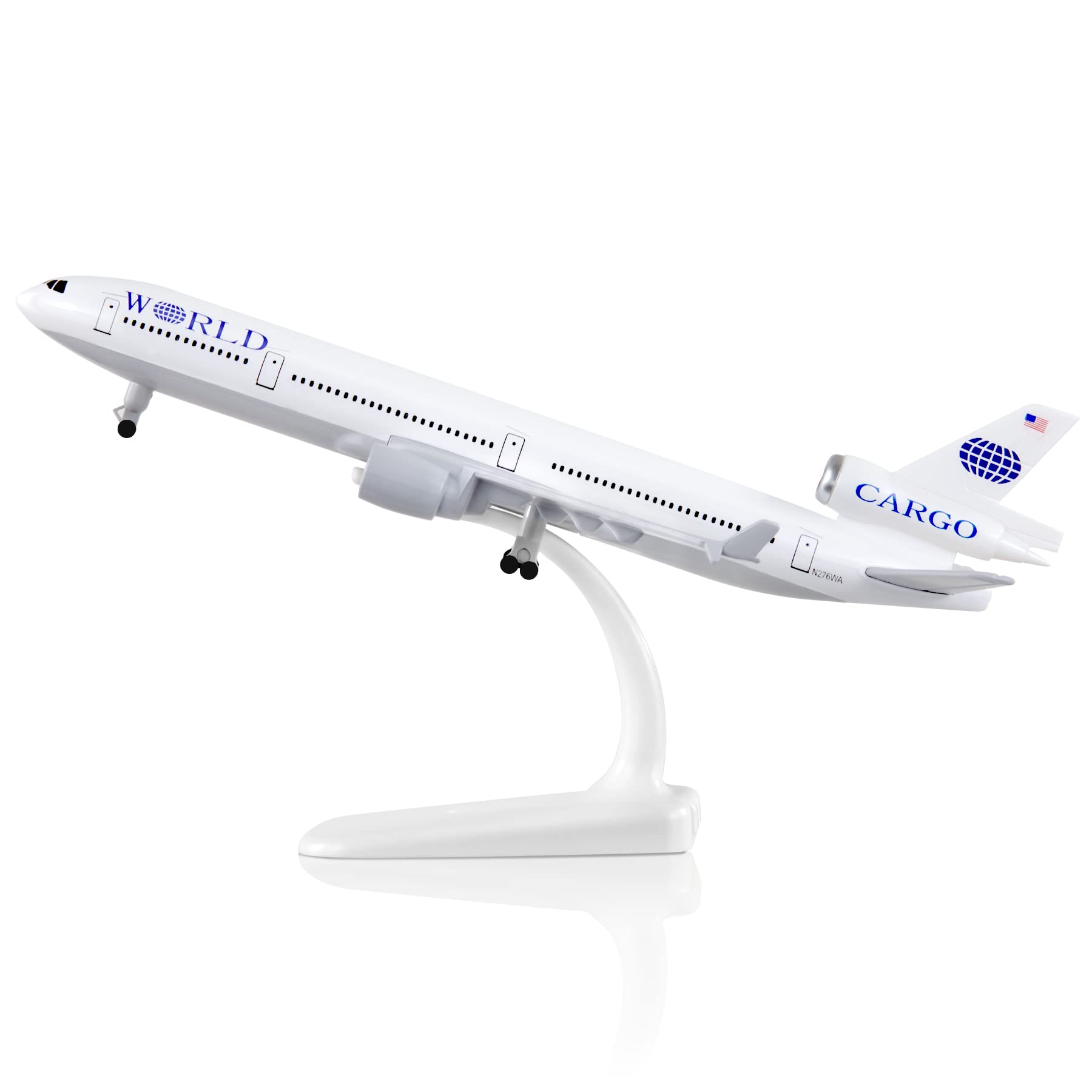 Amazon.com: Lose Fun Park 1/300 MD11 Trans World Plane Model